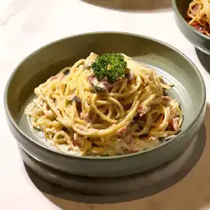 Spaghetti Carbonara Mushroom Beef